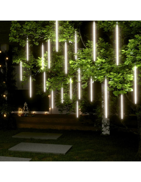 Luci Meteoriche 20pz 50cm Bianco Freddo 720 LED Interni Esterni