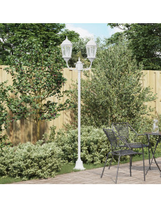 Luce da Giardino Bianco 68 x 20 x 235 cm Alluminio e vetro