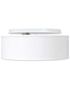 Lampada da soffitto Bianco 30 x 30 x 13,5 cm Tessuto