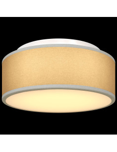 Lampada da soffitto Grigio 30 x 30 x 13,5 cm Tessuto
