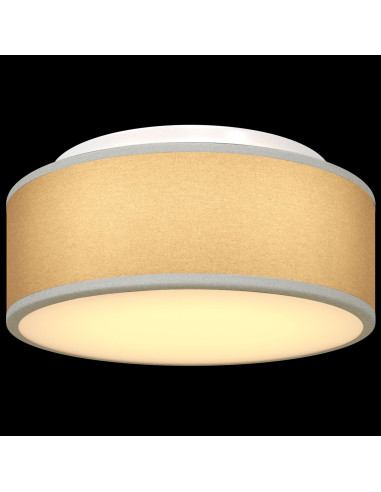 Lampada da soffitto Grigio 30 x 30 x 13,5 cm Tessuto