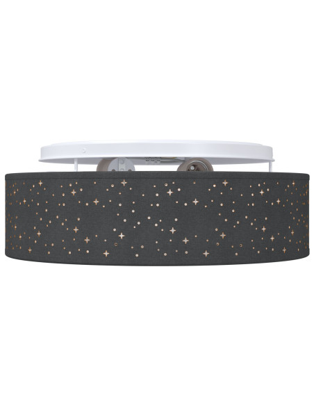 Luci da Soffitto  con Paralume Stellato Nero Ø 38 cm Fabbric E27