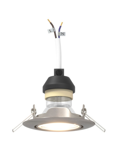 Spotlight 12 pcs Argento 9 x 9 x 2.5 cm Metallo