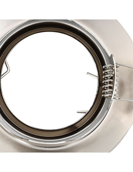 Lampade Set di 24 Argento Alluminio 9 cm Luci LED incassate