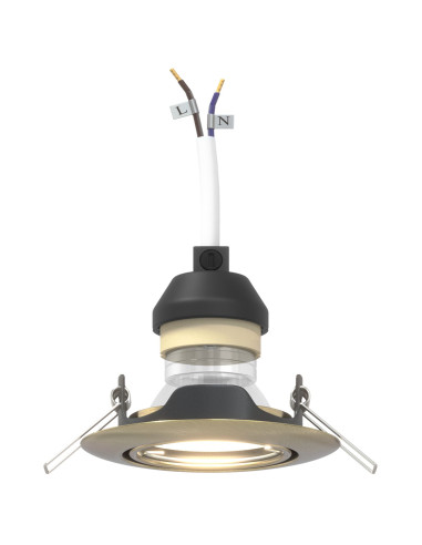 Spotlight 24 pcs Ottone 9 x 9 x 2.5 cm Metallo