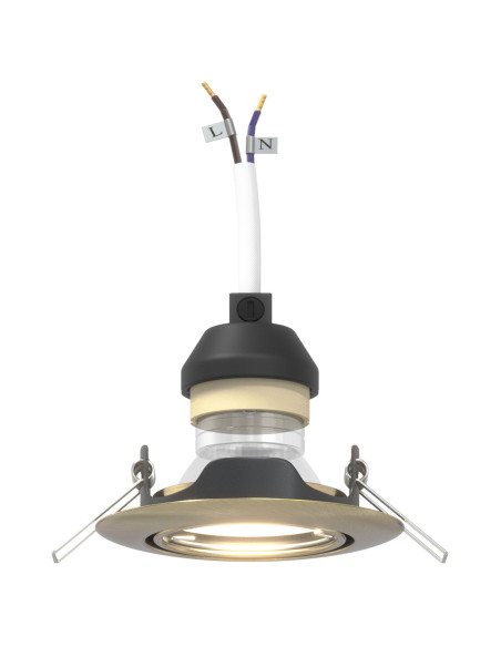 Lampadari  Set di 24 Ottone 9 cm Luci Incassate in Ottone