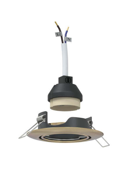 Spotlight 24 pcs Ottone 9 x 9 x 2.5 cm Metallo