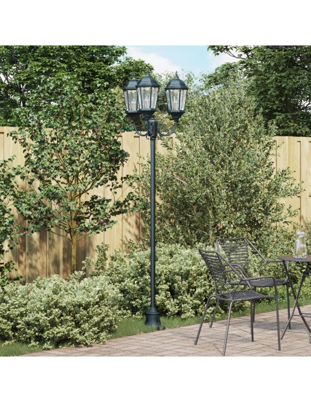 Luce da Giardino Verde vintage spazzolato 57 x 49 x 241 cm