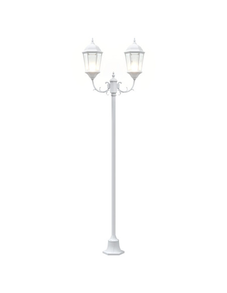 Luci da esterno  Bianco Metallo Grande