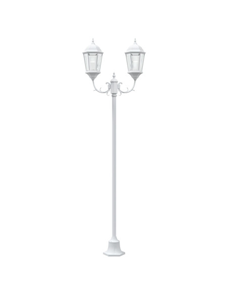Luci da esterno  Bianco Metallo Grande