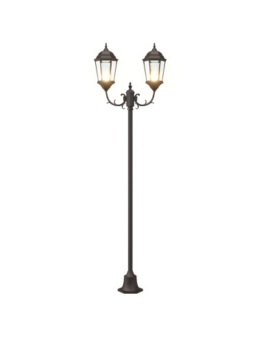 Luce da Giardino Bronzo 68 x 20 x 235 cm Alluminio e vetro
