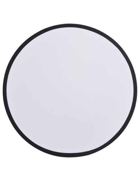 Lampada da soffitto  Flush Mount Nera Ø 30 cm in Tessuto con attacco E27