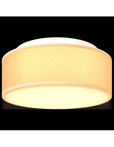 Lampada da soffitto Bianco 30 x 30 x 13,5 cm Tessuto