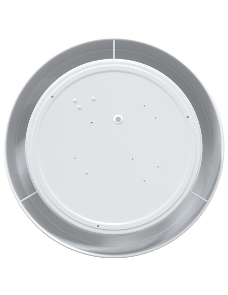 Plafoniera  Bianco Ø 30 cm Tessuto E27