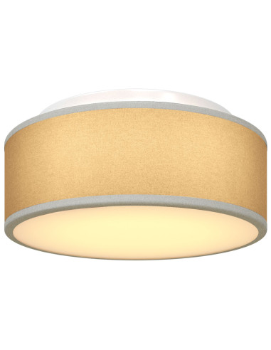 Lampada da soffitto Grigio 30 x 30 x 13,5 cm Tessuto