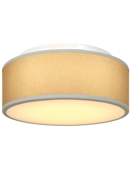 Lampada da soffitto Grigio 30 x 30 x 13,5 cm Tessuto