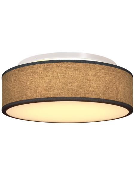 Lampada da soffitto Nero 38 x 38 x 13,5 cm Tessuto