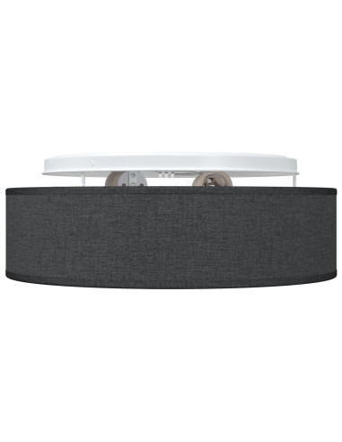 Lampada da soffitto Nero 38 x 38 x 13,5 cm Tessuto