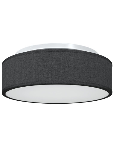 Lampada da soffitto Nero 38 x 38 x 13,5 cm Tessuto
