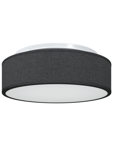 Lampadario  Attacco Nero Ø 38 cm Tessuto E27
