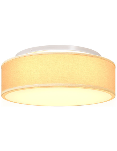 Lampada da soffitto Bianco 38 x 38 x 13,5 cm Tessuto