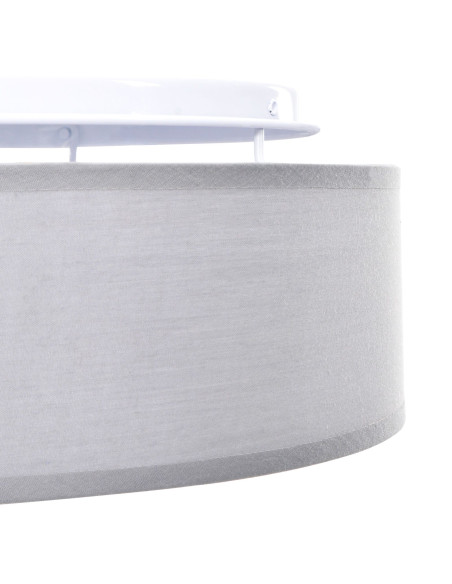 Luci da soffitto a montaggio flush Grigio Ø 38 cm Tessuto E27