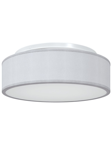 Lampada da soffitto Grigio 38 x 38 x 13,5 cm Tessuto