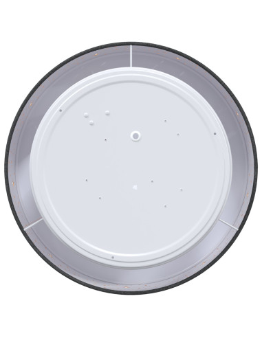 Lampada da soffitto Nero 30 x 30 x 13,5 cm Tessuto