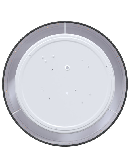 Lampada da soffitto Nero 30 x 30 x 13,5 cm Tessuto