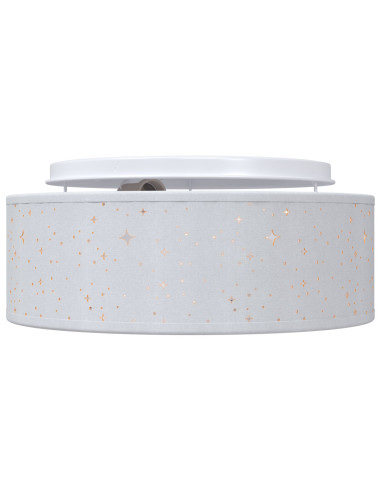 Lampada da soffitto Grigio 30 x 30 x 13,5 cm Tessuto