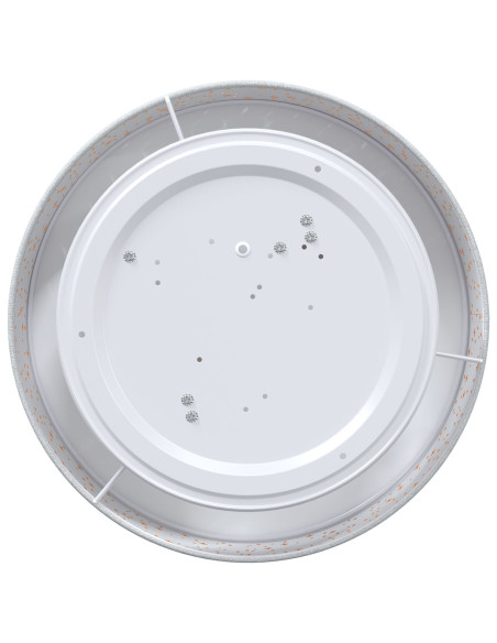 Lampada da soffitto Grigio 38 x 38 x 13,5 cm Tessuto