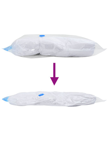 Sacchetti per Stoccaggio 20 pcs Trasparente e Blu 70 x 50 cm