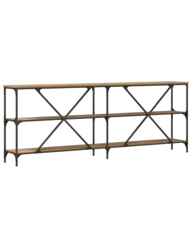 Tavolo consolle Rovere Artigianale 200 x 30 x 75 cm