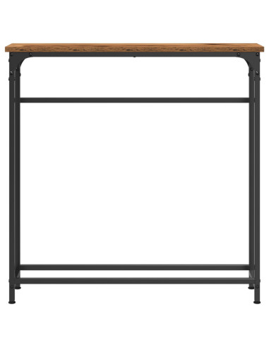 Tavolo consolle con lo scaffale Legno vecchio 75 x 19,5 x 75 cm