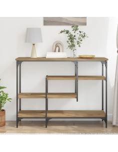 Tavolo Console rovere artigianale 100 x 35 x 75 cm