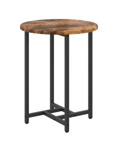 Set tavolini 2 pcs Rovere Affumicato e Nero