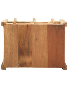Tavolino Marrone 43 x 32 x 46 cm Legno Recuperato Massello