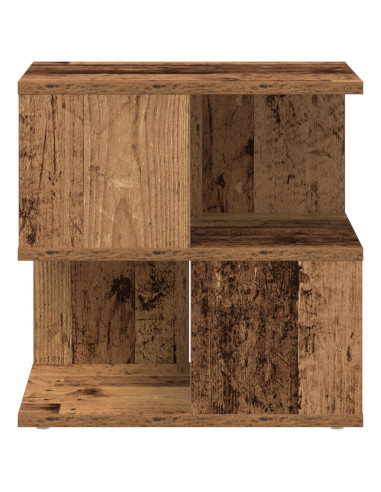 Tavolo laterale Legno vecchio 30 x 30 x 55 cm Legno multistrato
