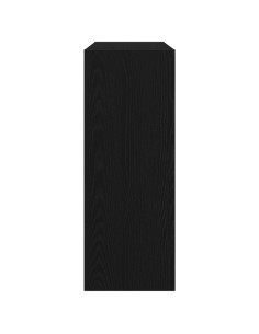 Tavolo consolle Rovere nero 105 x 30 x 80 cm Legno multistrato