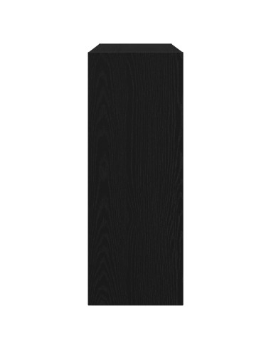 Tavolo consolle Rovere nero 105 x 30 x 80 cm Legno multistrato