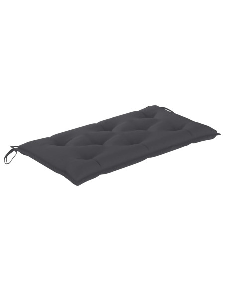 Dondolo da Giardino 2 Posti Cuscini Foglie di Palma 202cm Bambù