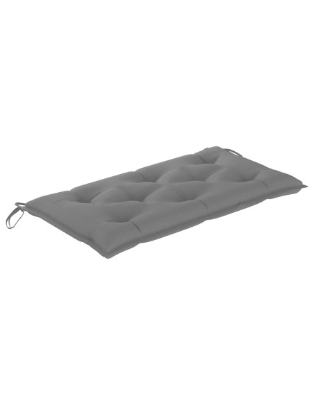 Dondolo da Giardino 2 Posti Cuscini Foglie di Palma 202cm Bambù