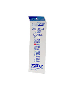 Brother ID4040 etichetta per stampante Bianco