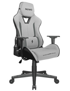 POLTRONA GAMING NUWO JUPITER GREY RECRINABILE-SUPPORTO LOMBARE