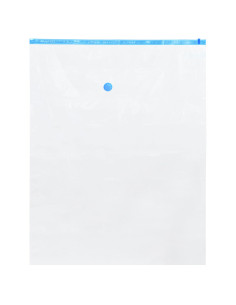 Sacchetti per Stoccaggio 10 pcs Trasparente e Blu 130 x 100 cm 2