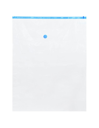 Sacchetti per Stoccaggio 10 pcs Trasparente e Blu 130 x 100 cm