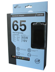 FSP Car 65 adattatore e invertitore Auto 65 W Nero