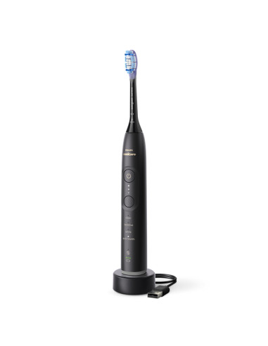 Philips 7100 Series Sonicare spazzolino elettrico sonico con base di ricarica e custodia, 3 livelli di intensità, sensore di pr
