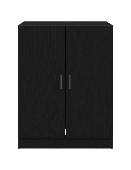 Mobile per Lavatrice  Rovere Nero 70,5x71,5x91,5 cm in legno ingegnerizzato