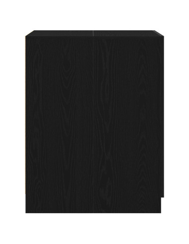 Armadio per Lavatrice Rovere Nero 70,5 x 71,5 x 91,5 cm
